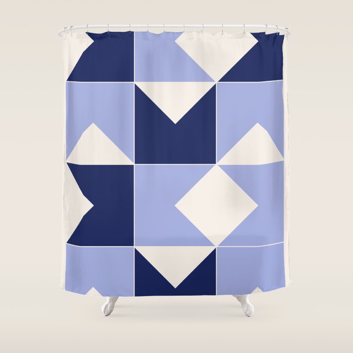Abstract Shapes 90 Shower Curtain Gallery Image 1