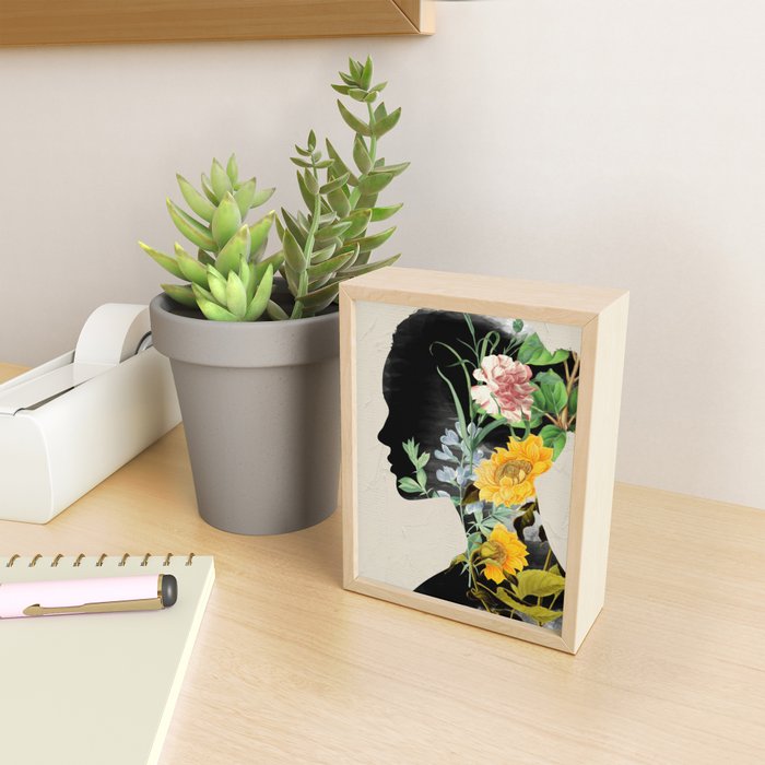 Floral Portrait 20 Mini Art Print Gallery Image 2