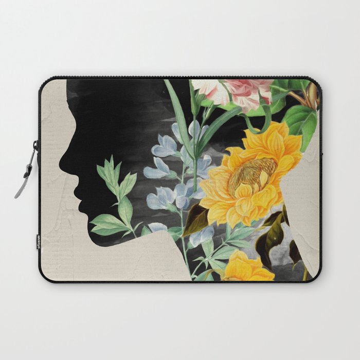 Floral Portrait 20 Laptop Sleeve Gallery Image 1