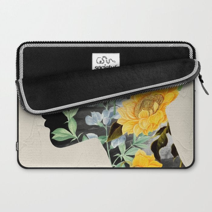 Floral Portrait 20 Laptop Sleeve Gallery Image 2