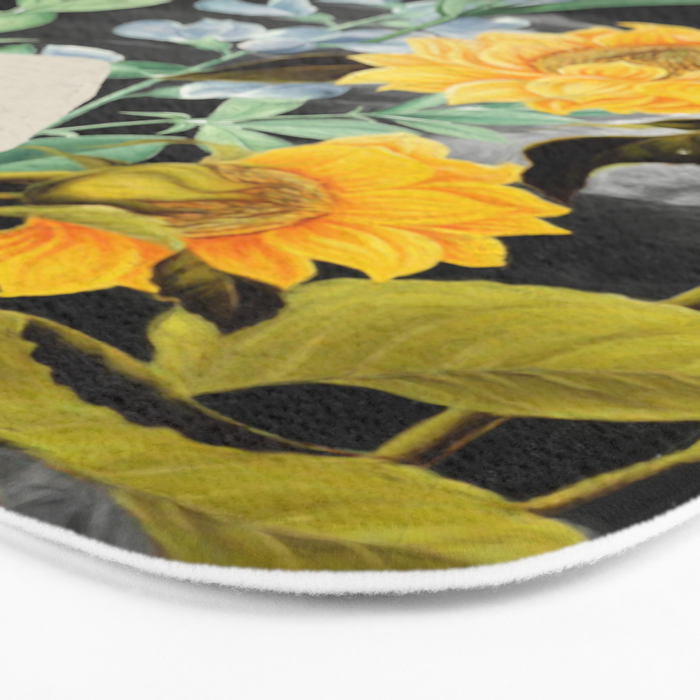 Floral Portrait 20 Bath Mat Gallery Image 3