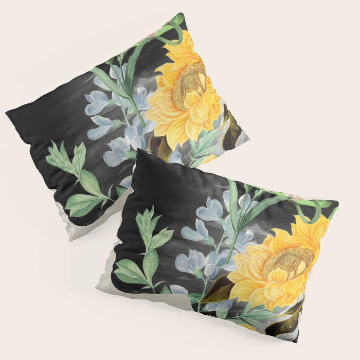 Floral Portrait 20 Pillow Sham Gallery Image 3
