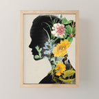 Floral Portrait 20 Mini Art Print Gallery Image 1