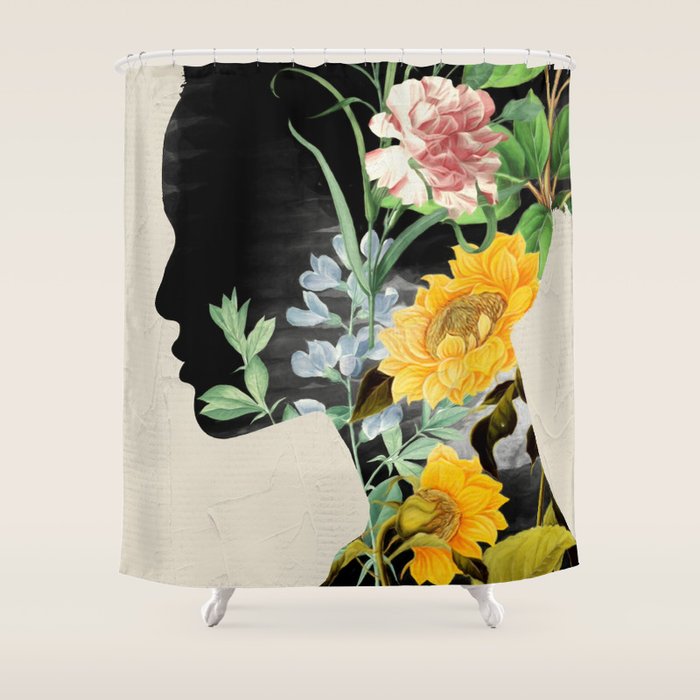 Floral Portrait 20 Shower Curtain Gallery Image 1