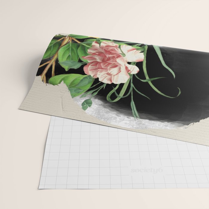 Floral Portrait 20 Wrapping Paper Gallery Image 2
