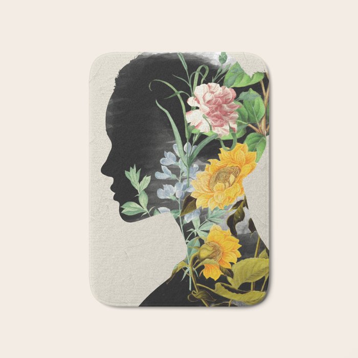 Floral Portrait 20 Bath Mat Gallery Image 1