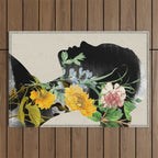 Floral Portrait 20 Outdoor Rug Gallery Image 1