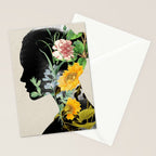 Floral Portrait 20 Stationery Card Gallery Image 2