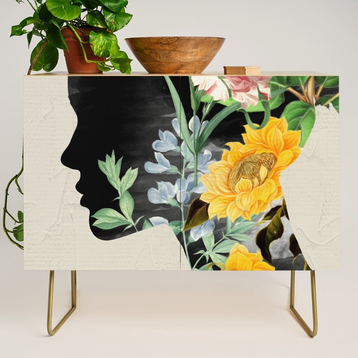 Floral Portrait 20 Credenza Gallery Image 1