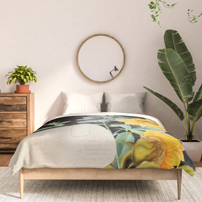 Floral Portrait 20 Comforter Gallery Image 3