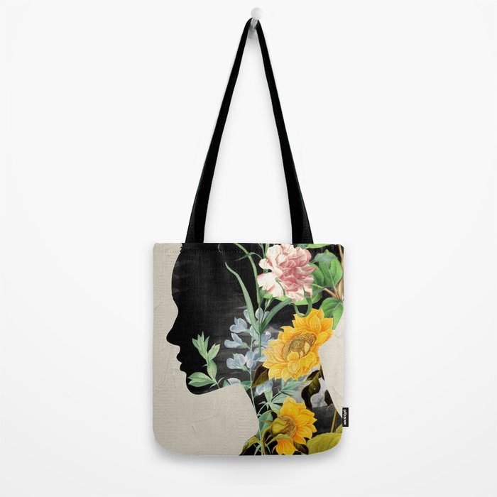 Floral Portrait 20 Tote Bag Gallery Image 2