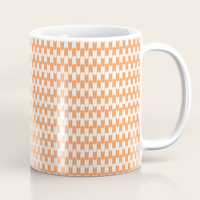 Retro Outdoor Party Orange Coffee Mug Gallery Image 1