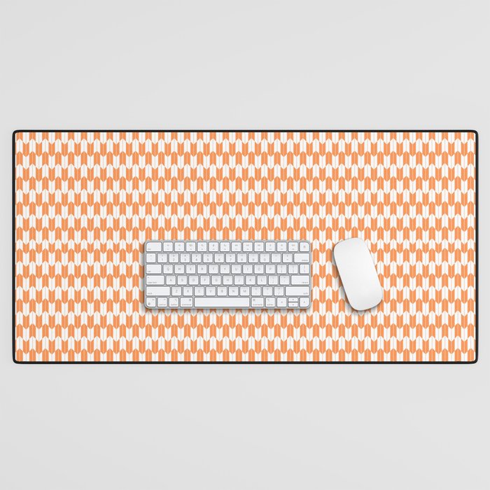 Retro Outdoor Party Orange Desk Mat Gallery Image 1