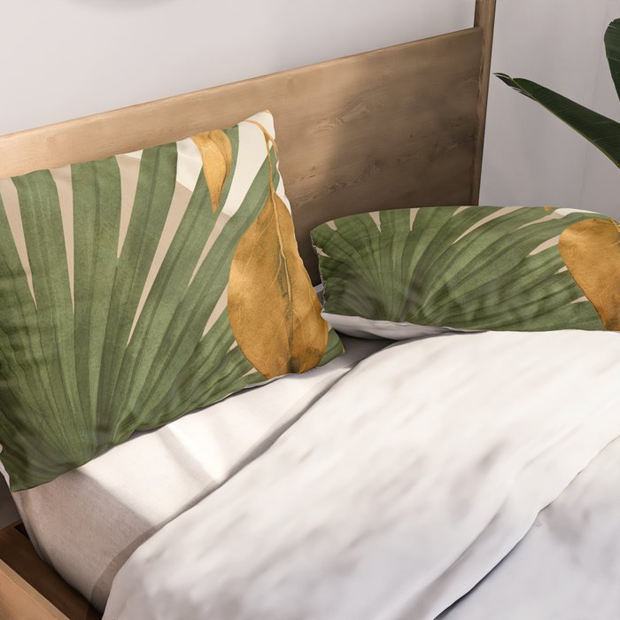 Abstract Tropical Art 21 Pillow Sham Gallery Image 2