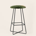 Abstract Tropical Art 21 Stool Gallery Image 1
