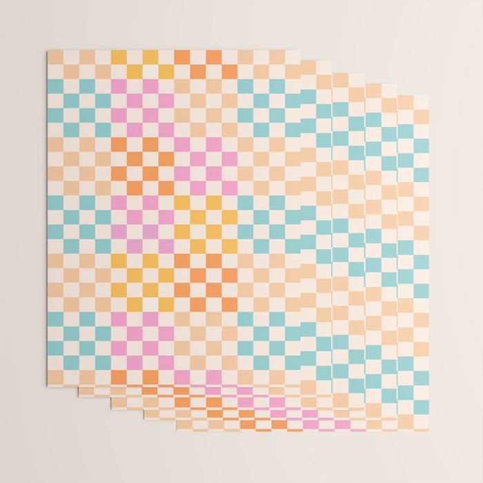 If you like it... Retro and  Fun words on checks  Wrapping Paper Gallery Image 3