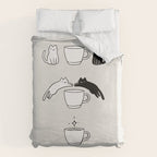 Coffee Cat 2: Catte Duvet Cover Gallery Image 6