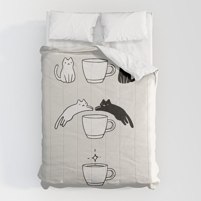 Coffee Cat 2: Catte Comforter Gallery Image 6