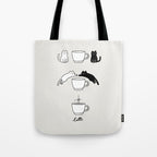Coffee Cat 2: Catte Tote Bag Gallery Image 1