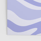 Modern Retro Liquid Swirl Abstract in Light Lavender Purple Poster Gallery Image 3