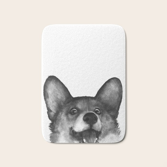 Corgi Bath Mat Gallery Image 1