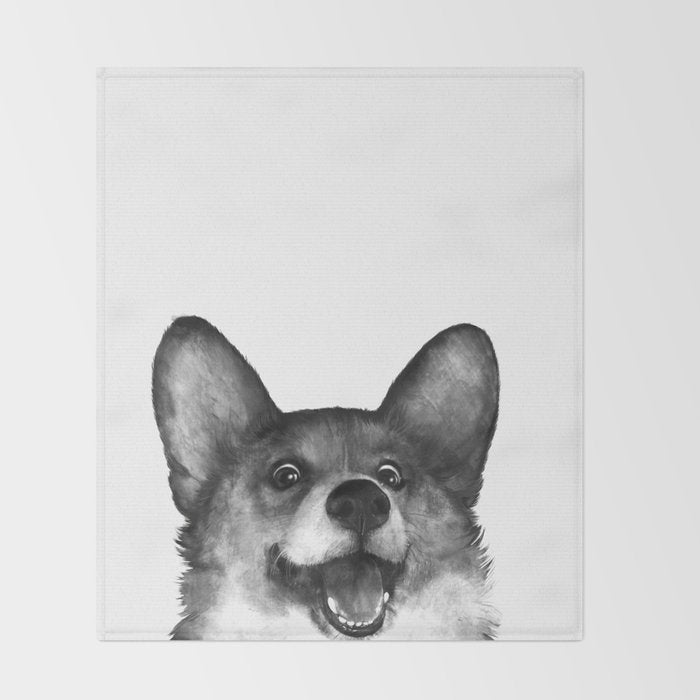 Corgi Throw Blanket Gallery Image 2