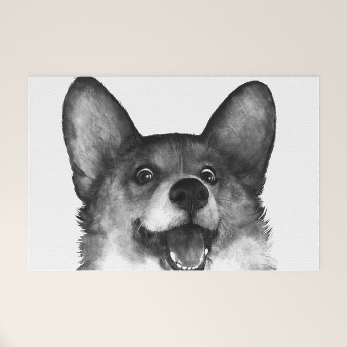 Corgi Welcome Mat Gallery Image 1