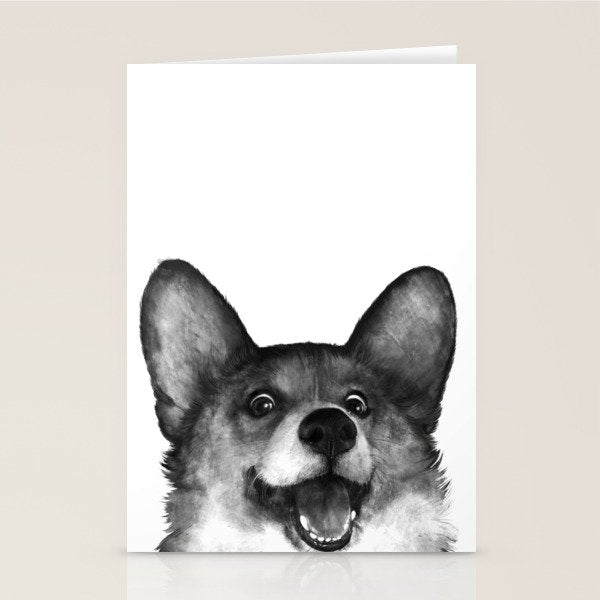 Corgi Stationery Card Gallery Image 2