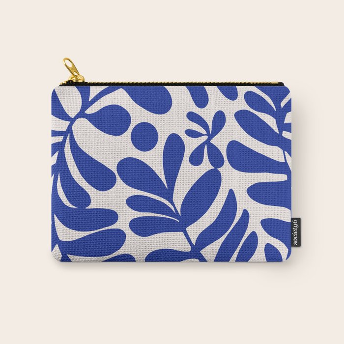 Blue foliage Carry All Pouch Gallery Image 1