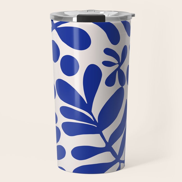 Blue foliage Travel Mug Gallery Image 1