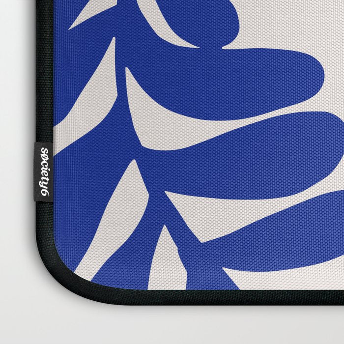 Blue foliage Laptop Sleeve Gallery Image 3
