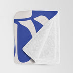 Blue foliage Throw Blanket Gallery Image 3