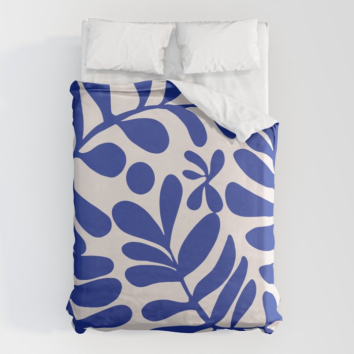 Blue foliage Duvet Cover Gallery Image 6