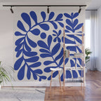 Blue foliage Wall Mural Gallery Image 1
