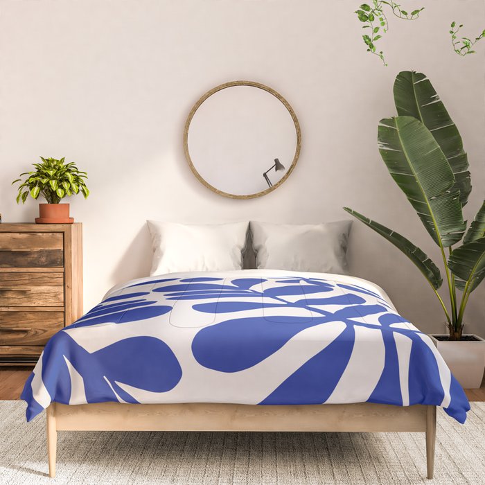 Blue foliage Comforter Gallery Image 3