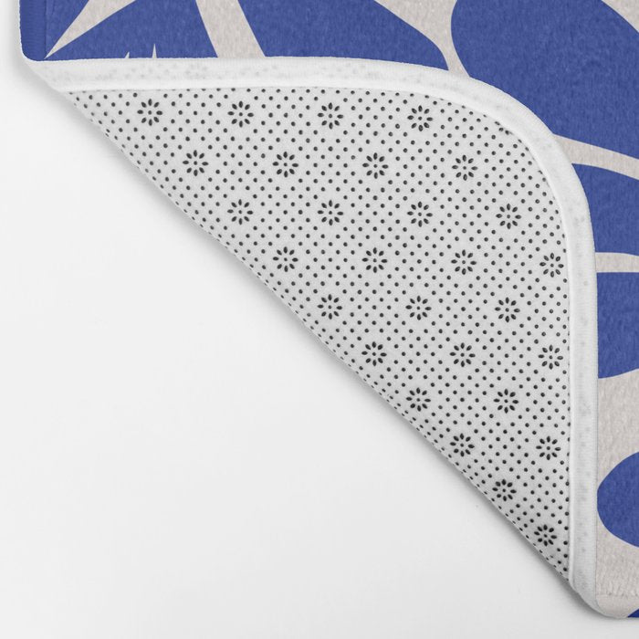 Blue foliage Bath Mat Gallery Image 2