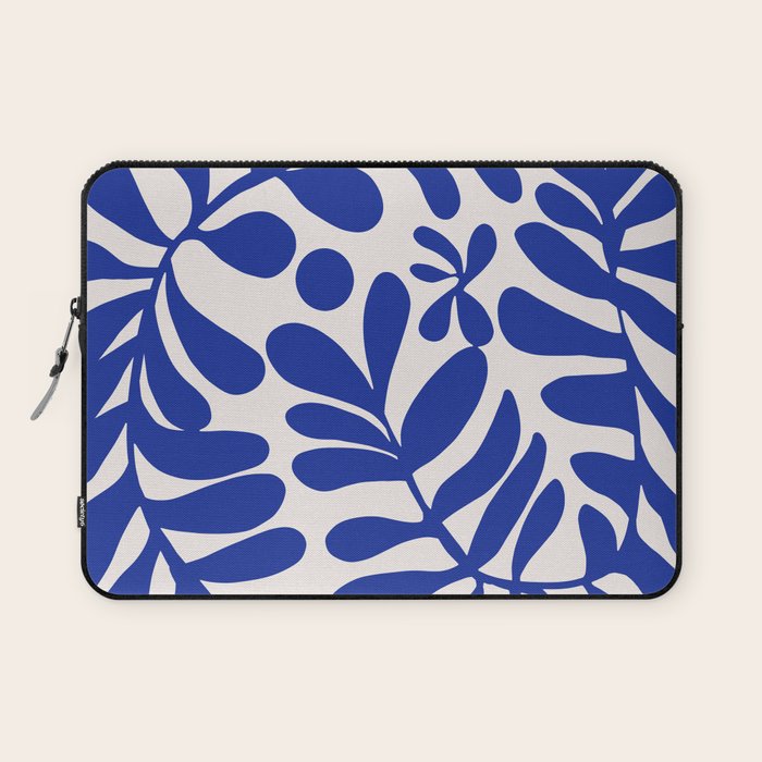 Blue foliage Laptop Sleeve Gallery Image 1