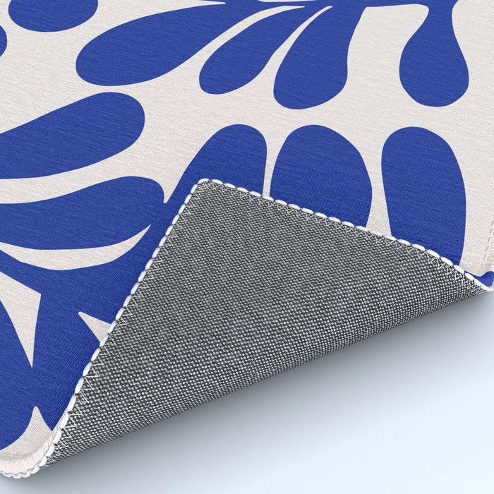 Blue foliage Rug Gallery Image 4