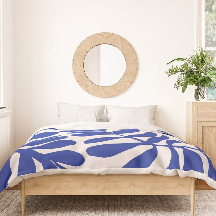 Blue foliage Duvet Cover Gallery Image 3