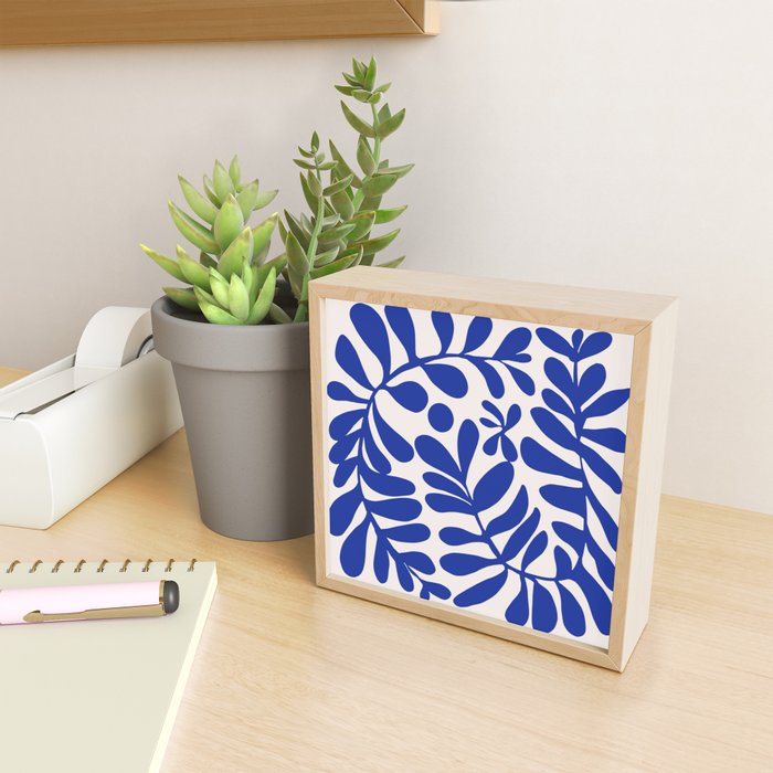 Blue foliage Mini Art Print Gallery Image 2