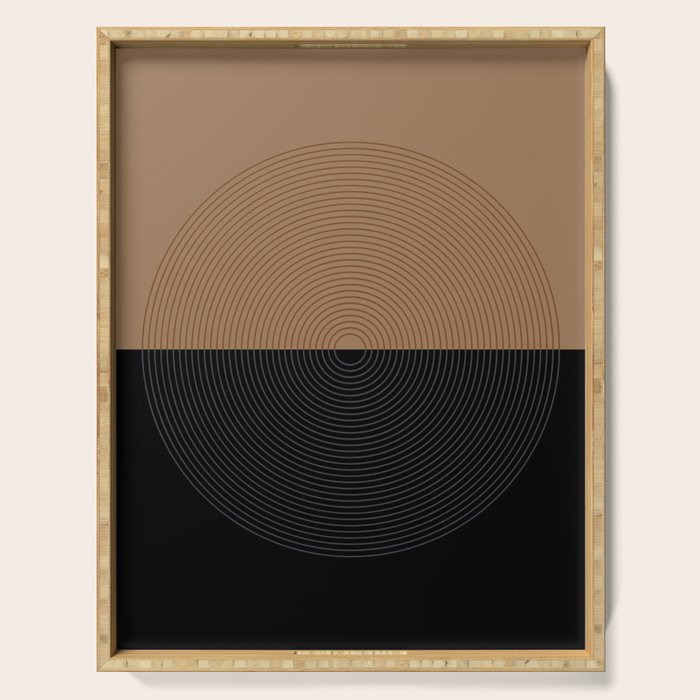 Circular Lines VIII Serving Tray Gallery Image 1