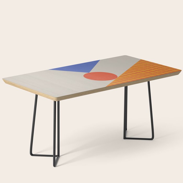 Red Circle #3 Coffee Table Gallery Image 1