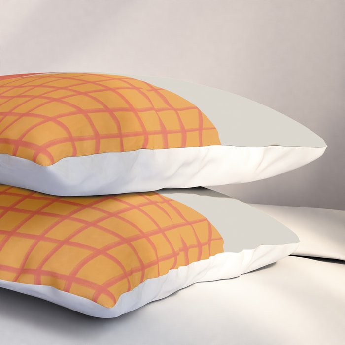 Red Circle #3 Pillow Sham Gallery Image 3