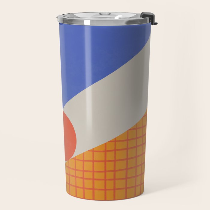 Red Circle #3 Travel Mug Gallery Image 2
