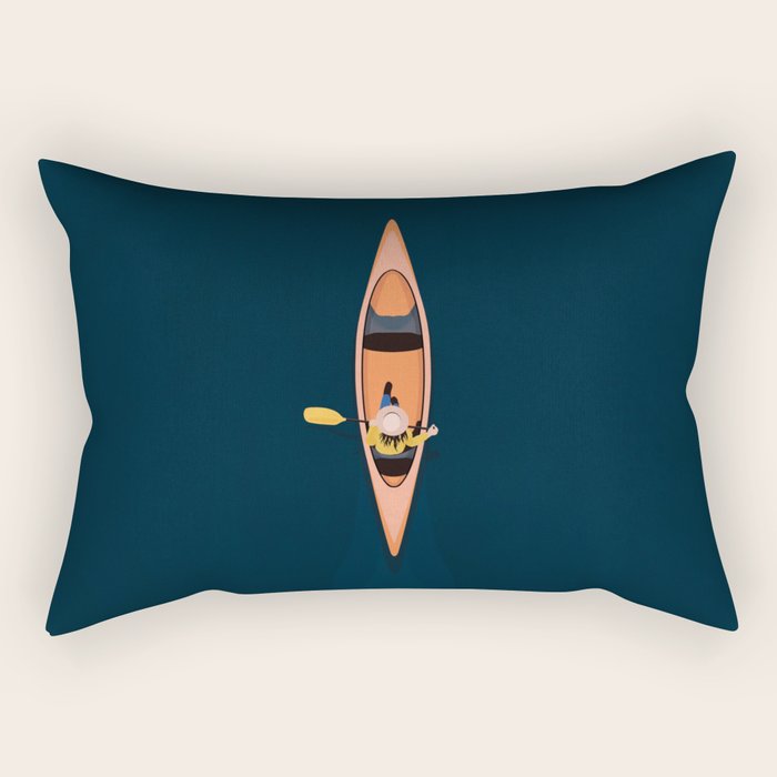 Canoeing  Rectangular Pillow Gallery Image 2