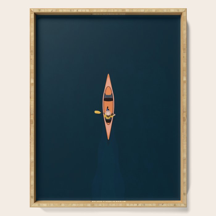 Canoeing  Serving Tray Gallery Image 1