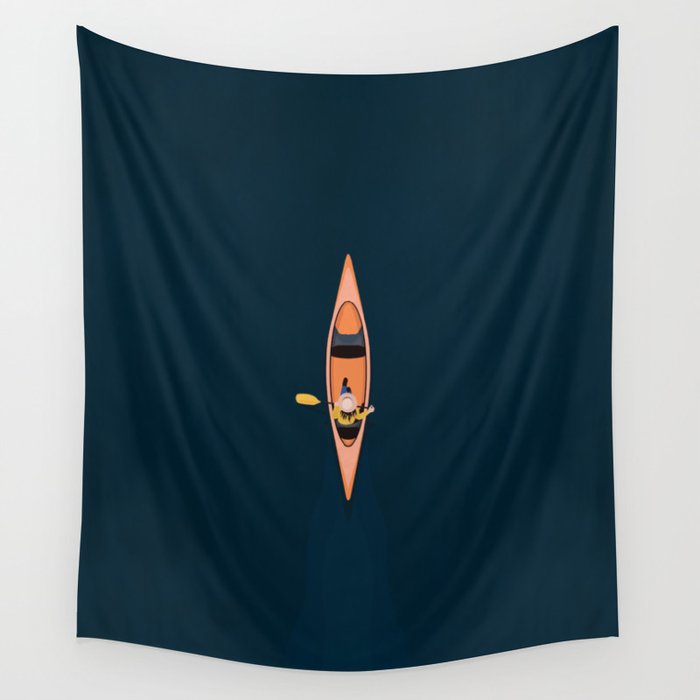 Canoeing  Wall Tapestry Gallery Image 4