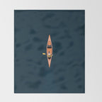 Canoeing  Throw Blanket Gallery Image 2