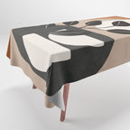 Modern Abstract Minimal Shapes Branches Art 9 Tablecloth Gallery Image 1