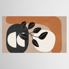 Modern Abstract Minimal Shapes Branches Art 9 Tablecloth Gallery Image 2